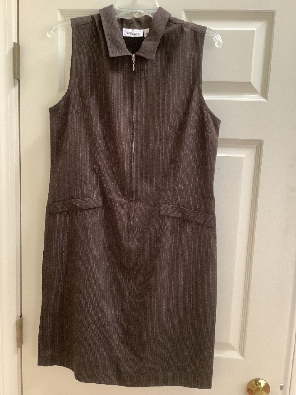 Worthington brown sleeves dress. Size 10